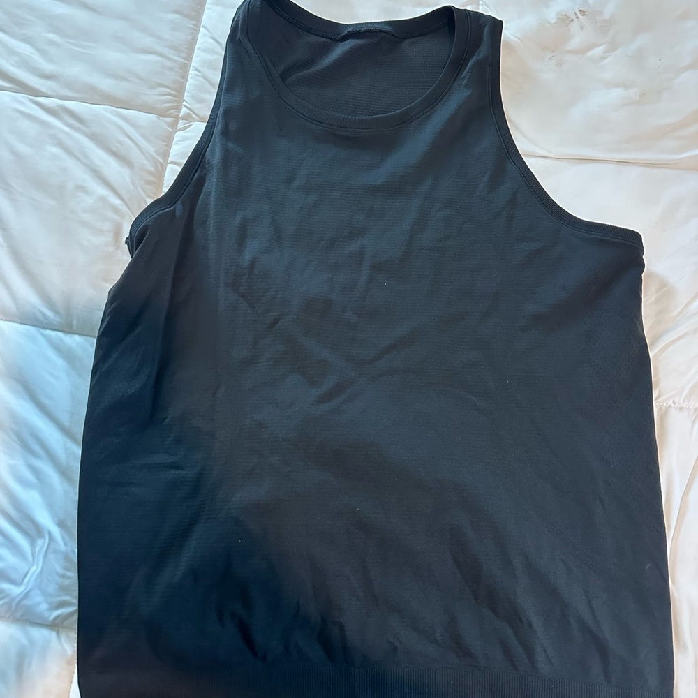 Lululemon Swiftly high neck relaxed tank top - Black
